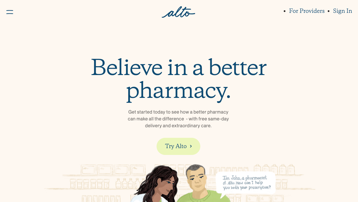 Alto Pharmacy screenshot