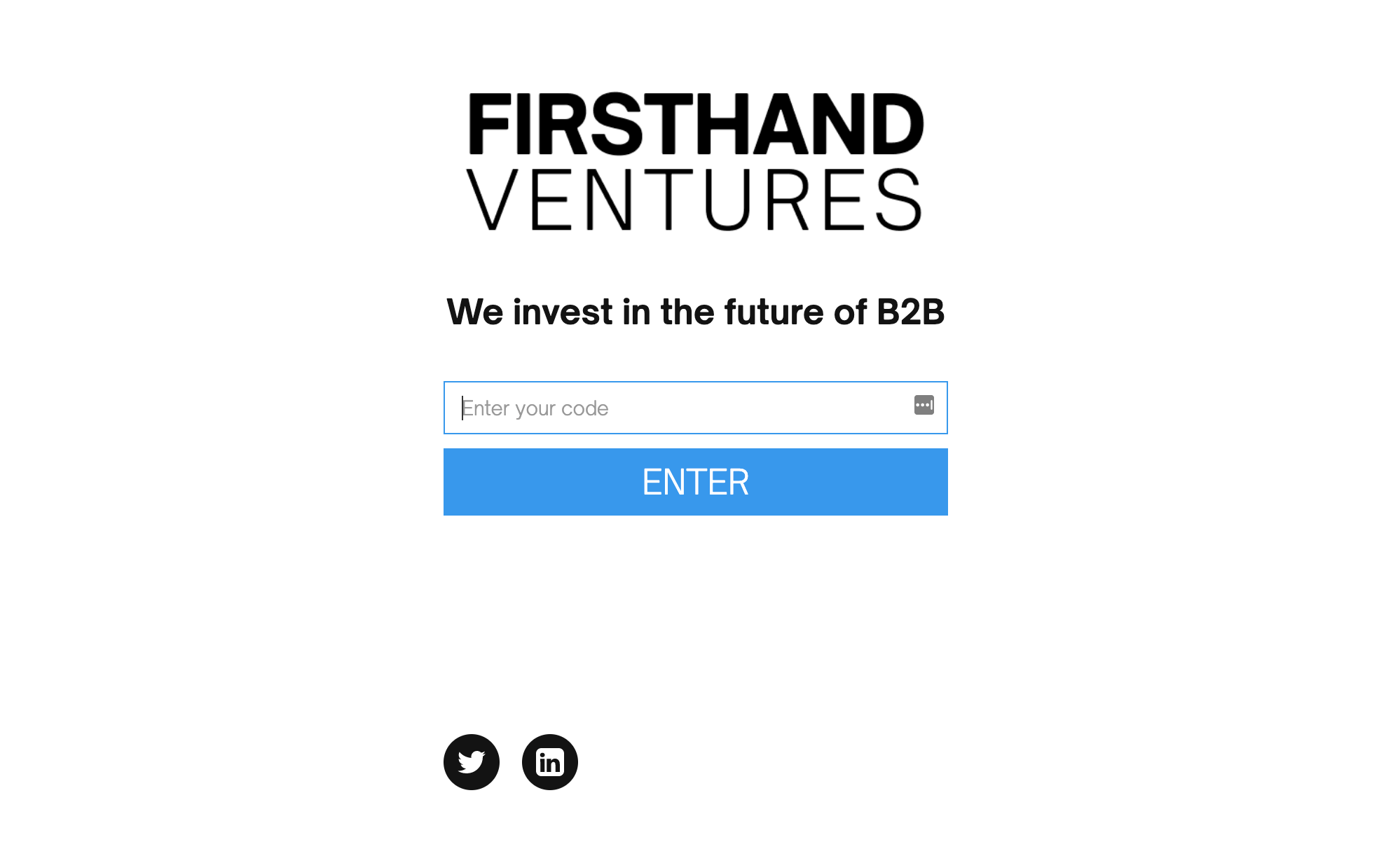Firsthand Ventures screenshot